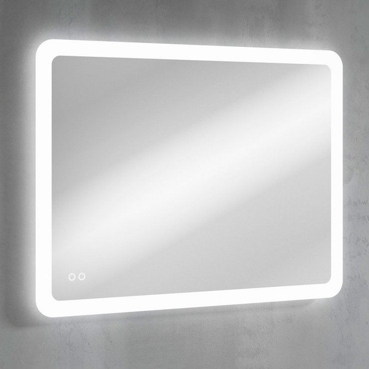 Spejl Lumia med LED Belysning 80x60 cm-0